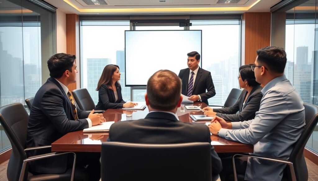 Profesionales en Lima practicando Business English Profesionales en Lima practicando Business English