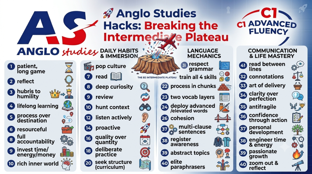 40 golden habits for advanced english