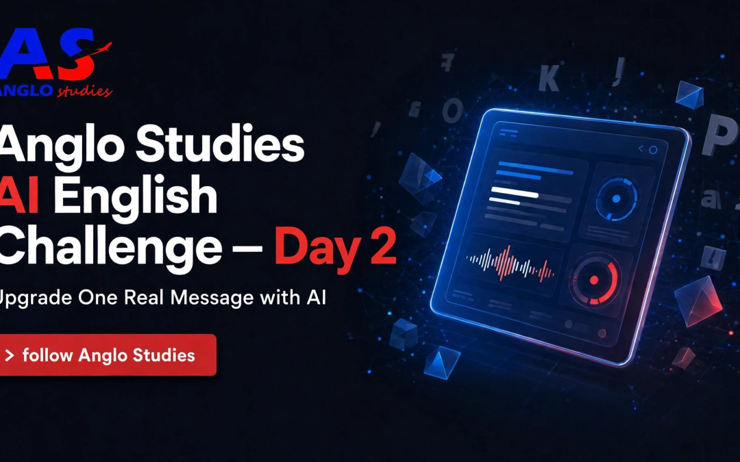 Anglo Studies 7 day English Challenge with AI - Day 2